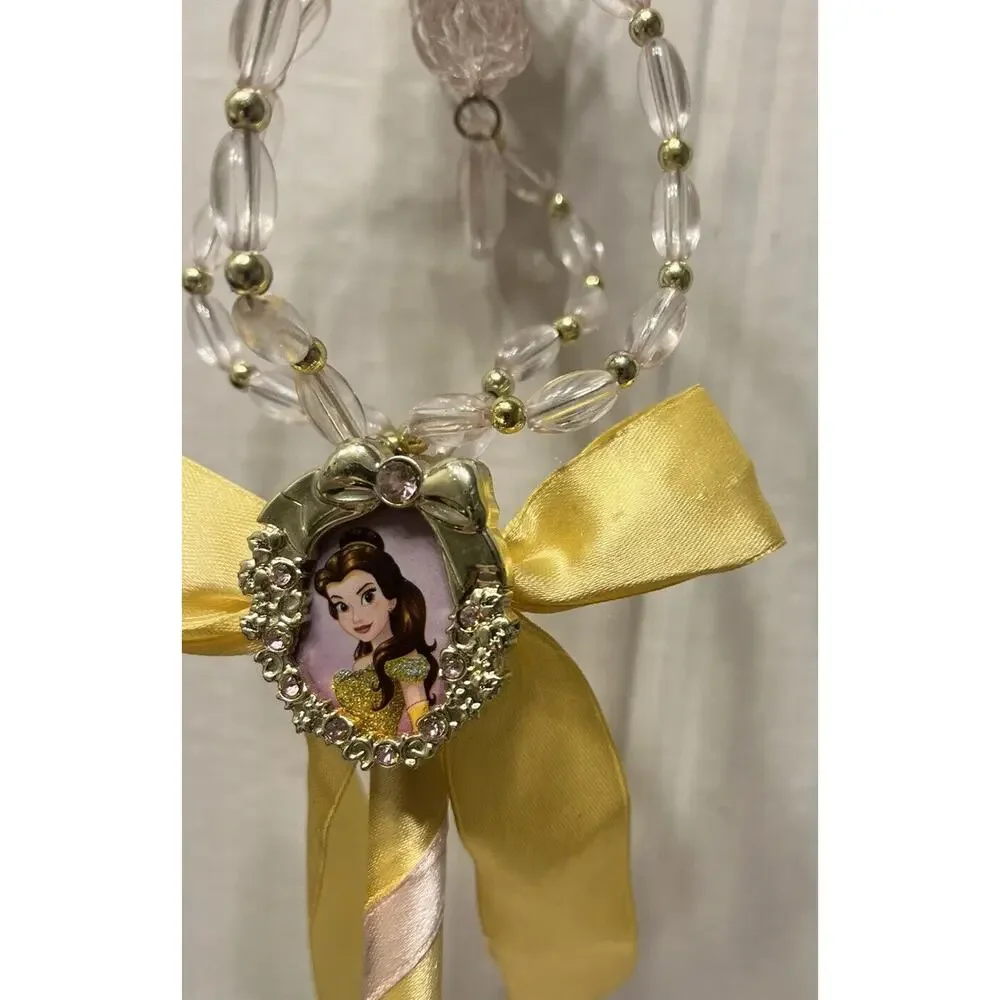 NWT Disney Princess Belle Dress Up Girls Size 9/10 with wand BEAUTY & THE‎ BEAST - Picture 8 of 10